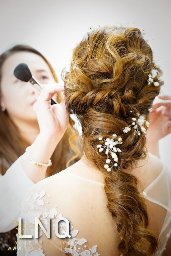 bridal hair